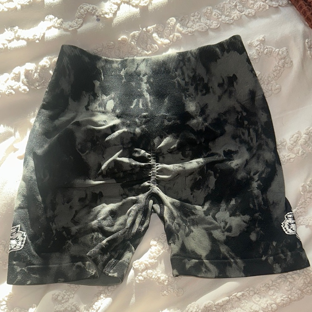Darc Sport Black and Gray Athletic Shorts